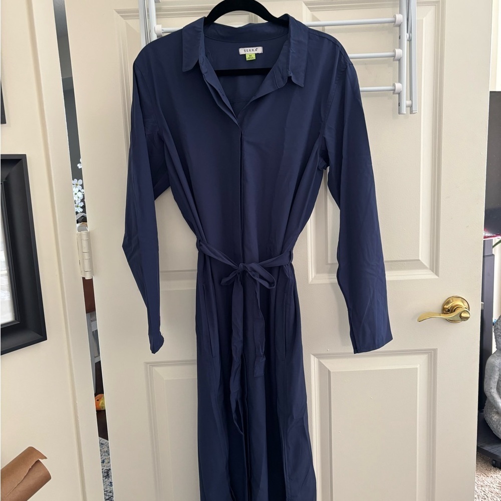 Elegant Navy Blue Dress